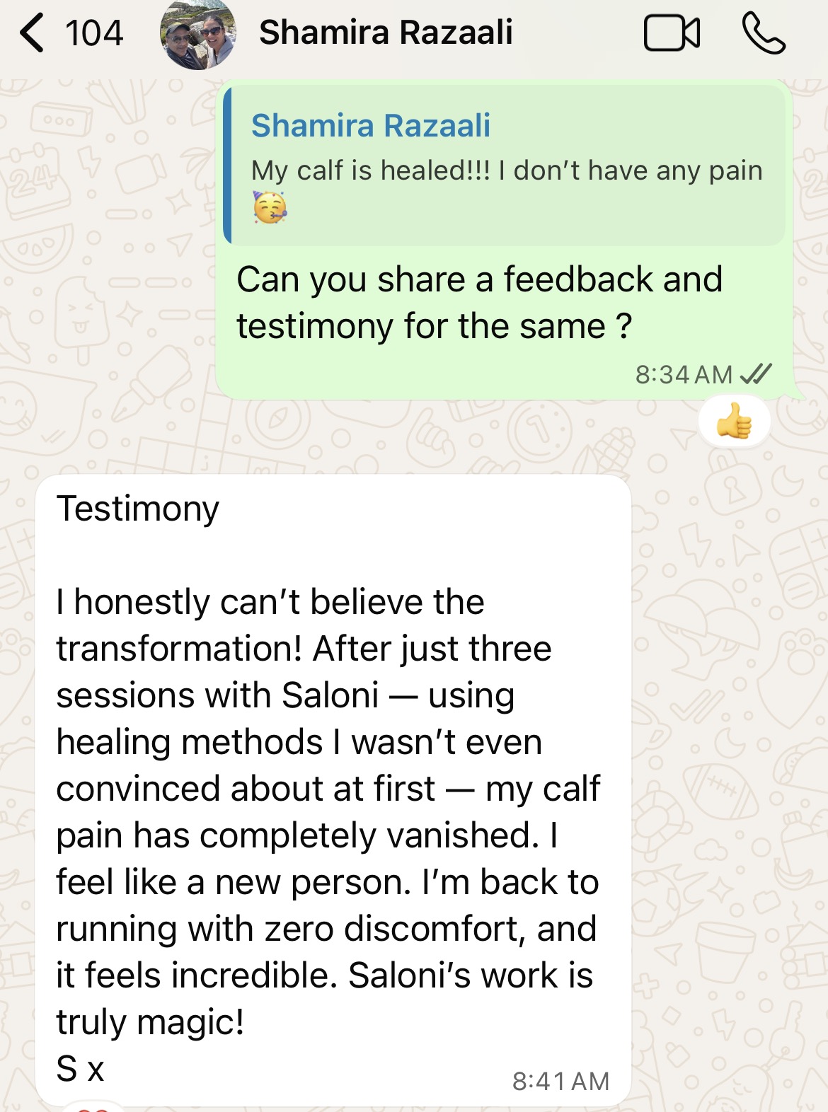 Testimonial